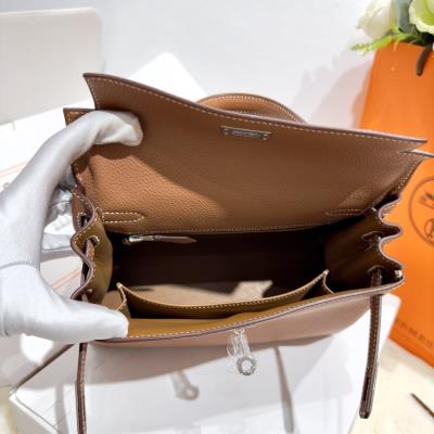 wholesale quality hermes kelly 25 togo retourn gold phw